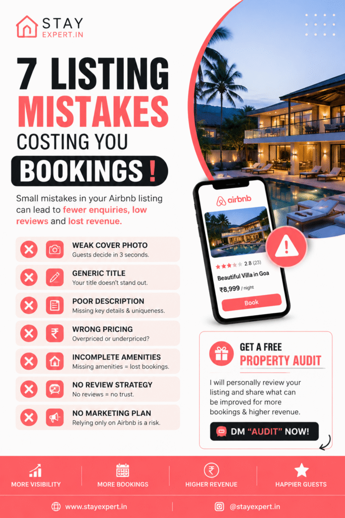 Airbnb management in goa