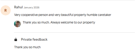 Airbnb superhost in goa